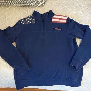Vineyard Vines Women’s Shep Shirt American Flag Size Small